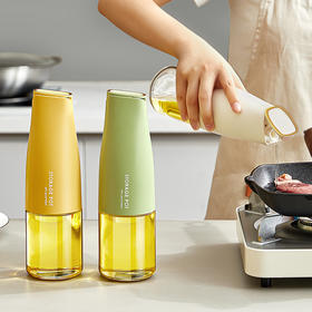 玻璃油壶家用厨房自动开合不挂油油罐大容量酱醋收纳盒
