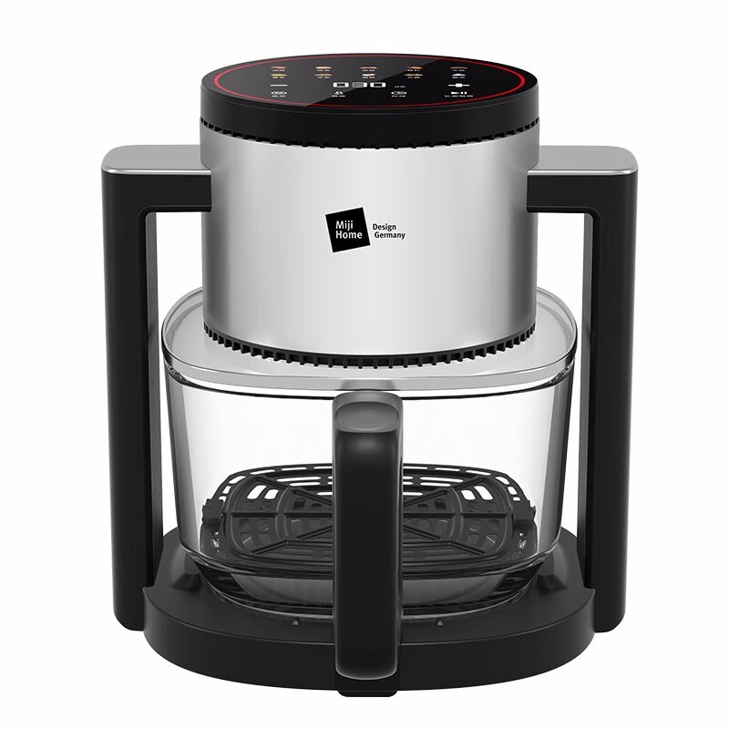 米技（MIJI） 米技生活360°全景可视玻璃空气炸锅 MFEO-GS45 透明可视
