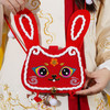 【新年国潮挎包 帮助宝宝保管新年红包 喜气自来】新年手工diy国潮兔年包包春节礼物儿童手工不织布材料包益智玩具 商品缩略图1