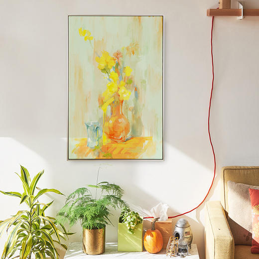 多喜爱高清数码布艺装饰画 原创写意风格花卉挂画cs 商品图1