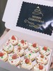 【圣诞节】 圣诞糖果草莓cupcake 12杯 商品缩略图1