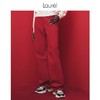 Laurel劳芮喜庆红色休闲裤100%棉LWL341K06400 商品缩略图1
