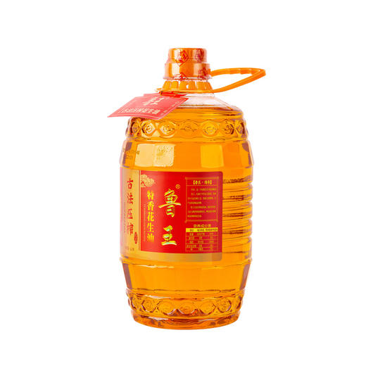 鲁王古法压榨特香花生油  3L 商品图3
