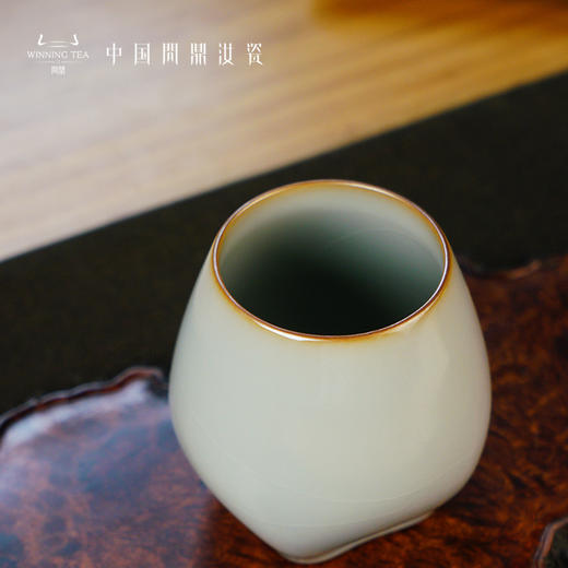 问鼎汝瓷 鼎峰系列 天青辛丑手握方圆杯 商品图1