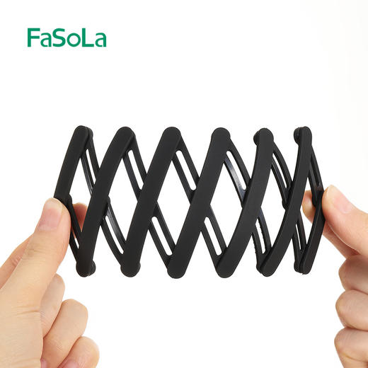 FaSoLa伸缩发箍碎发神器洗脸发卡女款发带压发捆夹子头饰便携发窟 商品图1