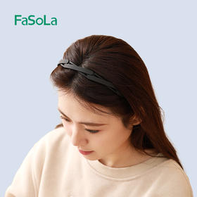 FaSoLa伸缩发箍碎发神器洗脸发卡女款发带压发捆夹子头饰便携发窟