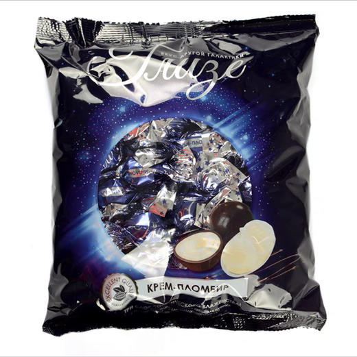 拉迈尔俄罗斯原装进口糖果巧克力球椰蓉松露味芒果味休闲零食品500g袋装 商品图3