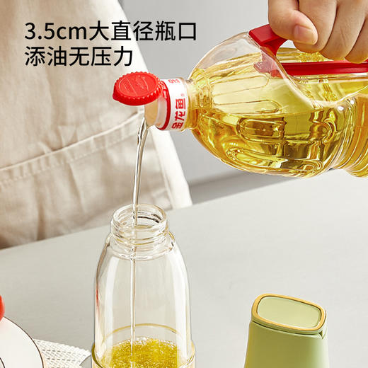 玻璃油壶家用厨房自动开合不挂油油罐大容量酱醋收纳盒 商品图3