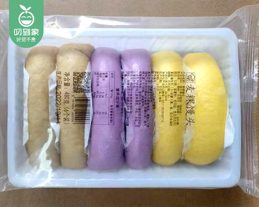 十成食品3色麦粿馒头*2包（480g/包 6个）生产日期: 1月 商品图3