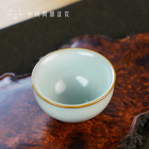 问鼎汝瓷鼎峰系列天青辛丑伴月杯 商品图2