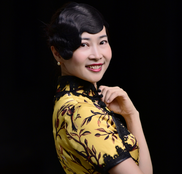 周2D旗袍走秀基础班公园前1【郭冬丽】