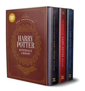 哈利波特非官方魔法全书人物概要魔法生物三册全集 英文原版 Unofficial Harry Potter Reference Library Boxed Set