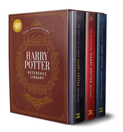 哈利波特非官方魔法全书人物概要魔法生物三册全集 英文原版 Unofficial Harry Potter Reference Library Boxed Set 商品图0