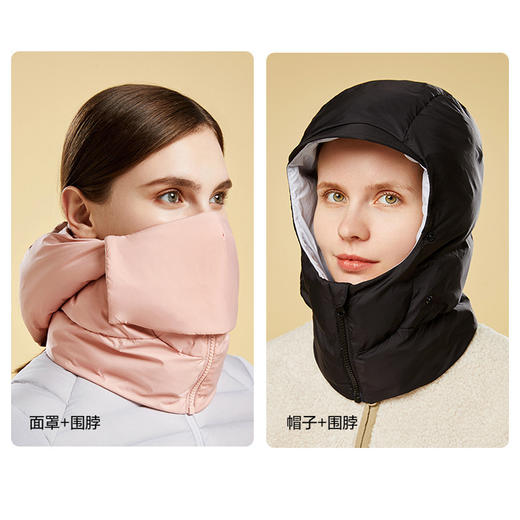 「4色可选！6重保温设计」新款一体防风防寒雷锋帽 保暖帽子男女冬天骑车骑行帽护耳围脖配饰 商品图1