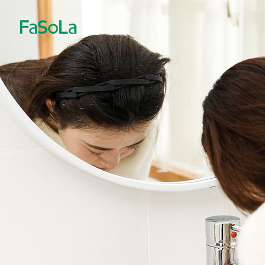 FaSoLa伸缩发箍碎发神器洗脸发卡女款发带压发捆夹子头饰便携发窟 商品图4