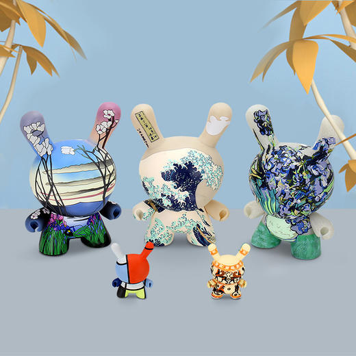 大都会博物馆*kidrobot联名款蒙德里安鸢尾花潮玩手办创意摆件 商品图5