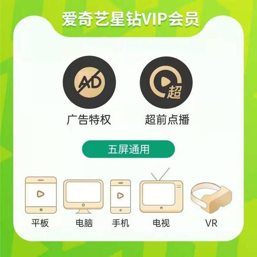 爱奇艺星钻会员月卡 商品图1