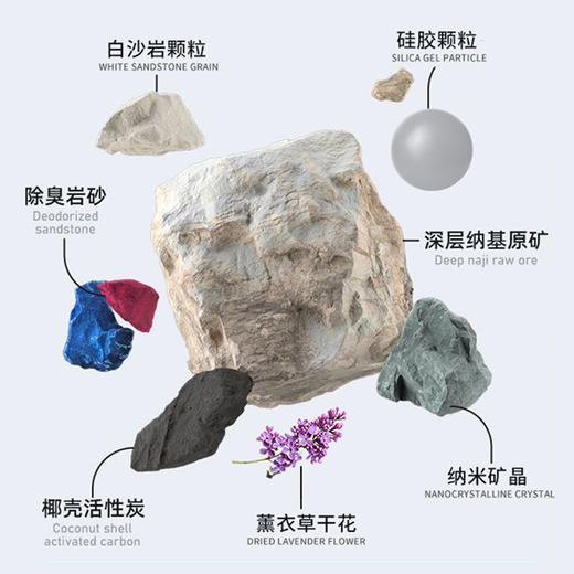 【猫砂】呼噜猫 高端薰衣草天然矿物猫砂4.5KG 植物添加薰衣草干花去味  厂家直销 包送货上门！ 商品图7