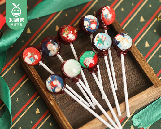 【预售-12月22日配送】三丽圣诞星空棒棒糖礼盒/1盒（10支，约100g）生产日期：25年11月 商品图2