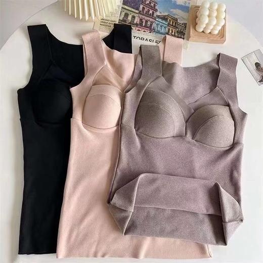 【应季好物】德绒背心法式V领固定杯垫 （贴身衣物不退不换） 商品图6