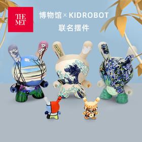 大都会博物馆*kidrobot联名款蒙德里安鸢尾花潮玩手办创意摆件