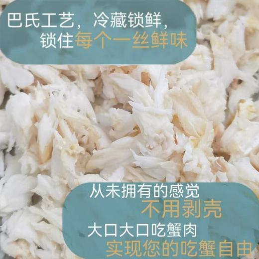 蟹肉罐头圆心肉纯蟹肉即食低卡净重1LB（454g） 商品图1