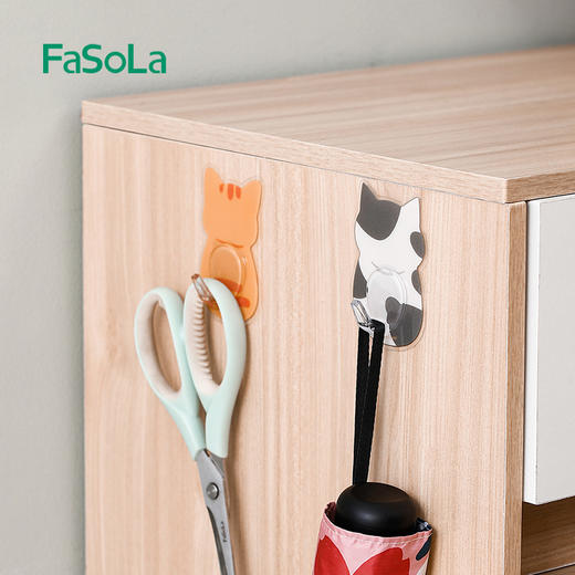 FaSoLa无痕挂钩粘胶免打孔无痕免钉厨房浴室卫生间贴墙面粘钩 商品图5
