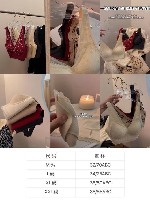 【应季好物】法式小苍兰微塑美体内衣318# 商品图6