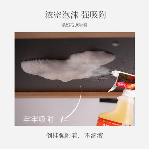 【浓密泡沫强吸附】浪漫樱花重油污清洁剂 绵密泡沫 直击油污 商品图3