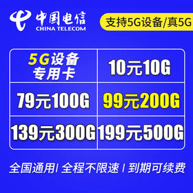 电信5G设备专用卡，真5G
