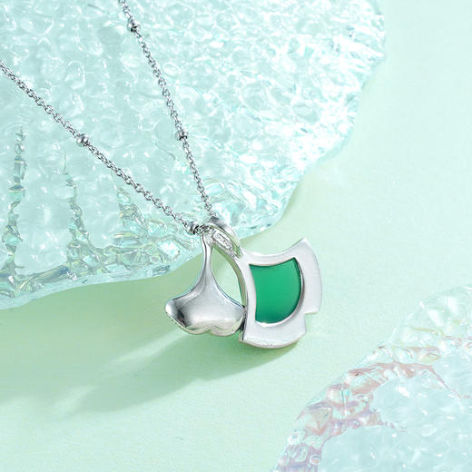 子佩集S925银【染霜】绿玉髓吊坠【CY964167】2212 商品图4