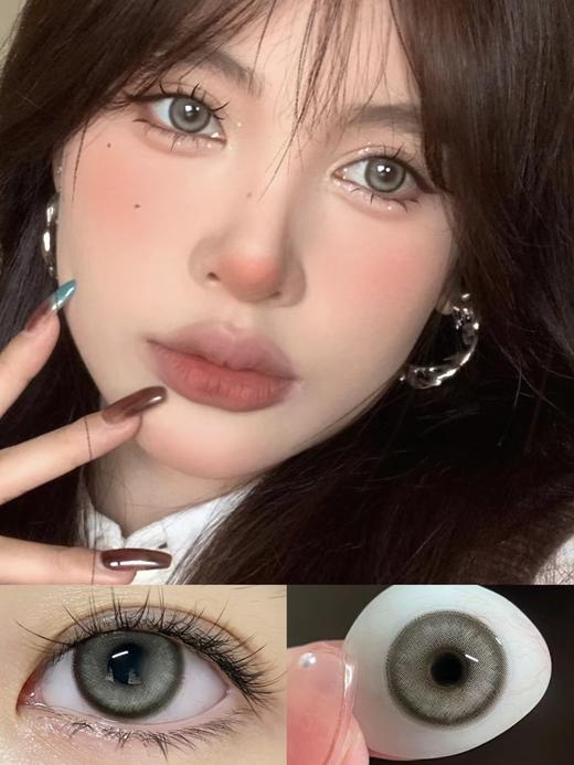 年抛 款式名字：极夜追光Sondercon | 大直径14.5 着色14.0 | 【同品牌多副更划算，选款色板在详情页内，记得下滑】灰色美瞳 漫画眼 商品图6