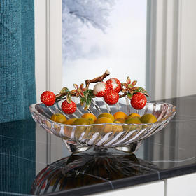 【清仓特惠6折，仅样品】罗比罗丹《大吉大利》珐琅彩工艺家用水果盘客厅茶几装饰摆件创意果盘