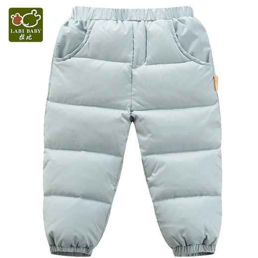 拉比-童衣类（冬）C9时尚羽绒长裤玫瑰红 商品图3