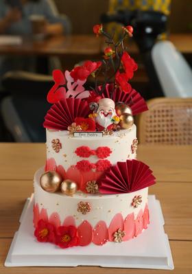 寿星公公爷爷D款 双层