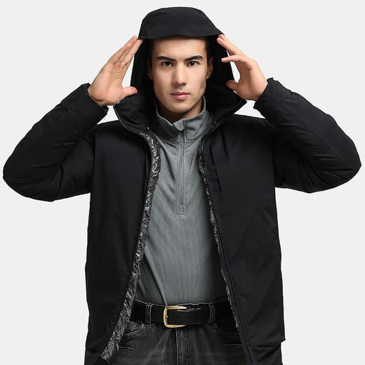 鹰爪第三代鹰翼蓄热石墨烯全封胶弹力硬壳式鹅绒服羽绒服 商品图9