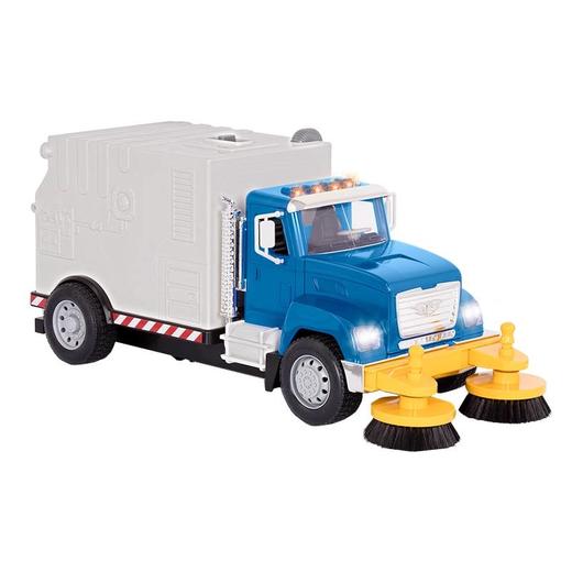 Driven道路清洁车儿童仿真工程车模型宝宝玩具声光垃圾回收清扫地-【玩具】 商品图3