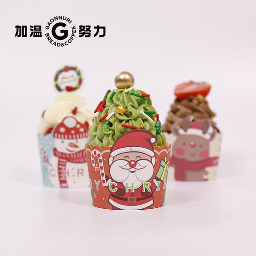 圣诞纸杯蛋糕3个装 商品图2
