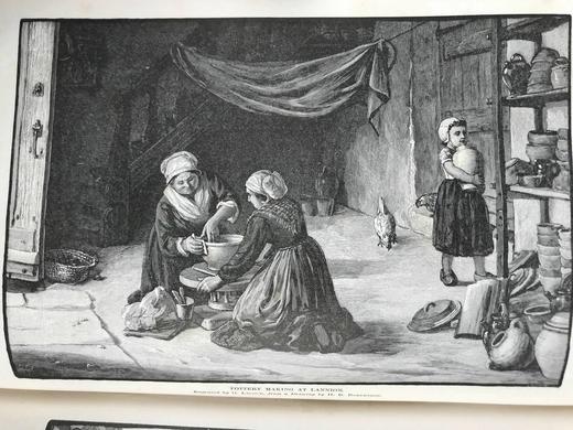 1886年 英国插图杂志 数百幅插图 漆布精装16开 商品图8