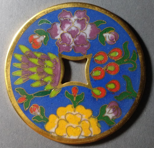 古泉书馆文创珐琅彩 富贵吉祥 文房铜镇 F0007 商品图2