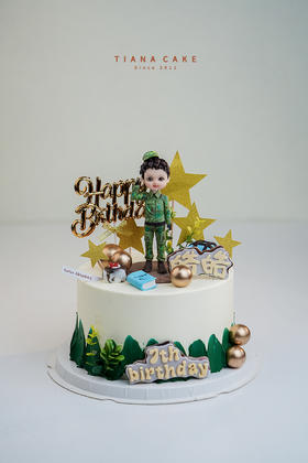 【纯手工翻糖定制】小小男子汉