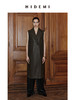 HIDEMI 【赵丽颖同款】节日系列极简分体两件式毛呢阔型浴袍腰带长款大衣 商品缩略图12