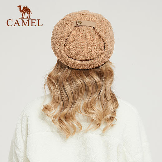 骆驼保暖帽冬季户外骑行防风加厚防寒护脖百搭护耳绒棉帽雷锋帽 1J32267103 商品图2