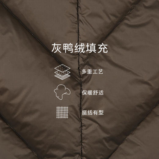 callisto深绿全锦纶羽绒服 FQFED031T 商品图3