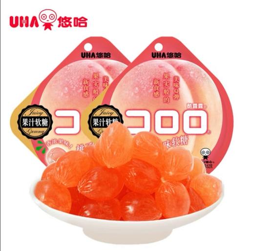 悠哈酷露露桃子味软糖52g 商品图0