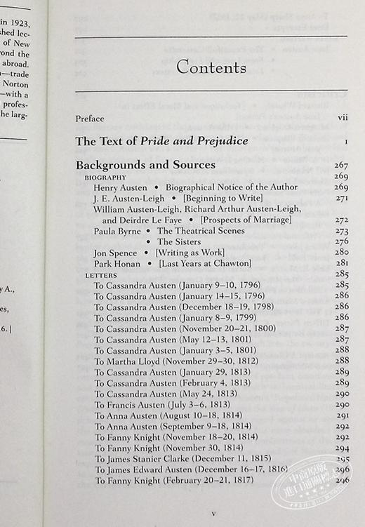 【中商原版】傲慢与偏见 诺顿文学解读系列 英文原版 Norton Critical Editions Pride and Prejudice Jane Austen 商品图5