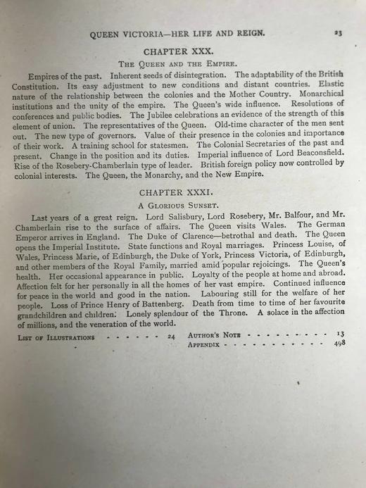 1896年 维多利亚女王：她的生平与统治 56幅插图 漆布精装16开 商品图4