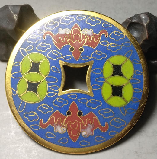 古泉书馆文创珐琅彩 富贵吉祥 文房铜镇 F0009 商品图6