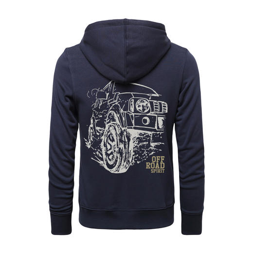 自由基地秋冬潮流卫衣扫描风设计越野车e族队服拉链带帽开衫休闲装 NMT-1937 商品图3