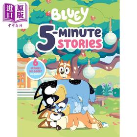 【中商原版】Bluey 5-Minute Stories 小蓝狗布鲁里的5分钟故事 英文原版 儿童绘本 卡通动画 3-5岁